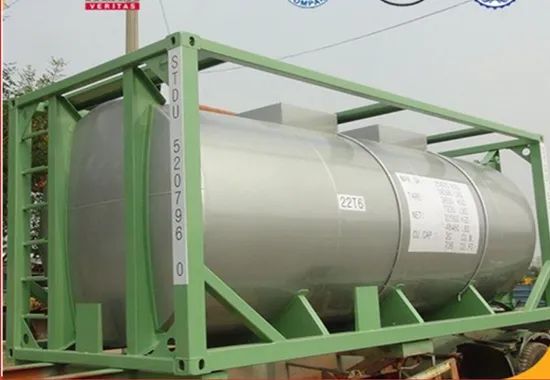 ISO 20FT 40FT Liquid Chemical Tanker Container Corrosive Tanker Storage - Image 3