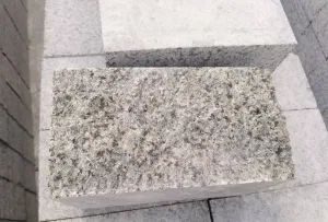 G684 Grey Granite Natural Split Pavers Stone Color Grey Origin China Shape Rectangle Thickness 127mm HS Code 68029190 Form - Image 1