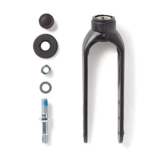 Wheelchair Plastic Accessories Fixed Front Fork for Wheel Size 24 Origin China Design Popular OEM Acceptaple Front Wheel 8*2 - Image 2