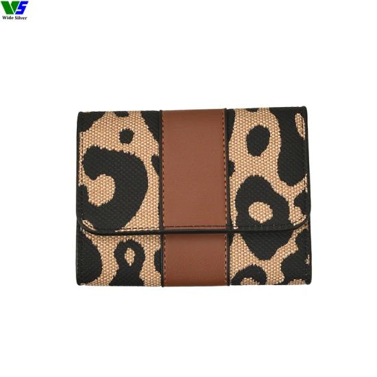 Wide Silver Factory Wholesale Custom Mini PU Leather Pouch Coin Purse 2023 - Image 1