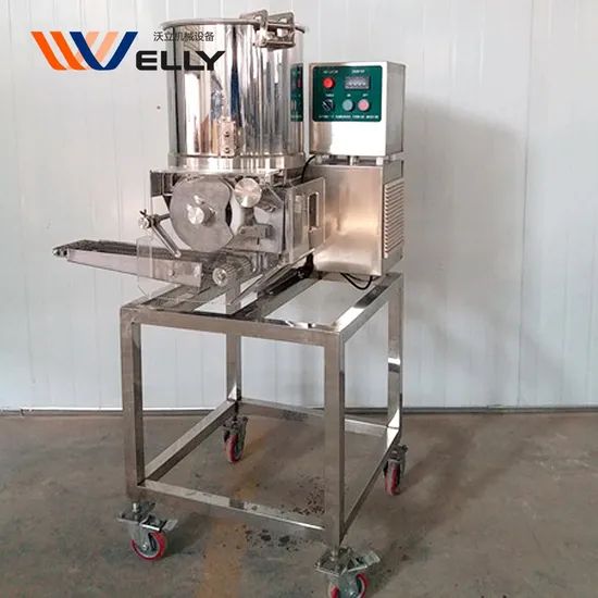 Popular Pumpkin Pies Starching Machine Prawn Cutlet Flour Breadcrumb Machine Meat Cutlet Maker Line - Image 3