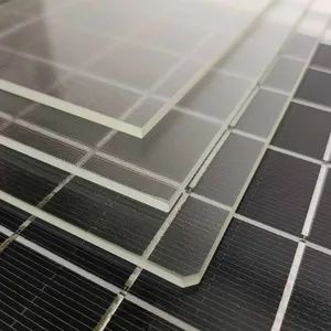 2.0mm Solar Panel Glass Ultra Clear Low Iron Tempered Glass - Image 1