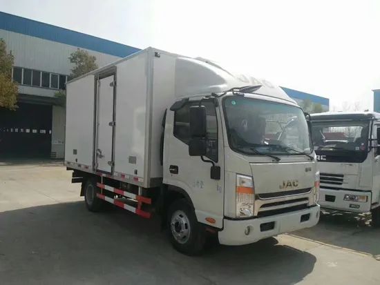 JAC Cold Chain Refrigerated Trucks for Frozen Food Transport Fuel Diesel Origin China Payload 20ton Condition New HS Code - Image 2