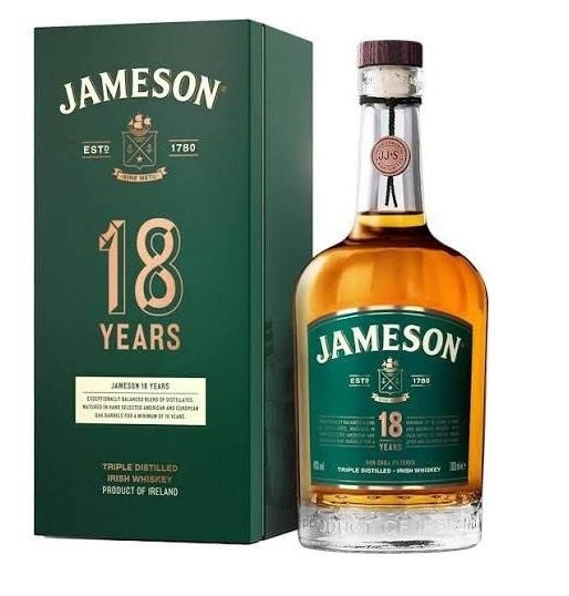 Jameson Original Irish Whiskey Glass Bottle for Export - Image 4