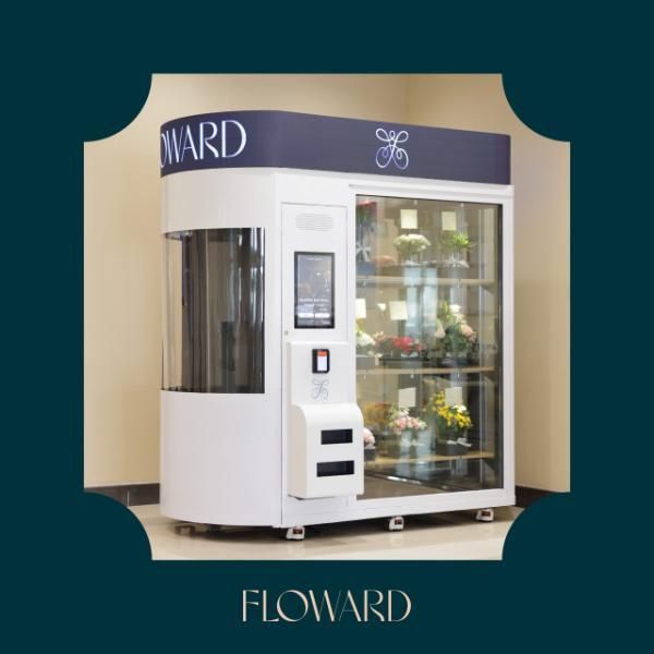 Refrigerated Fresh Flower Vending Kiosk Automatic Bouquet Dispenser Smart Self Service Machine for Retail Business - Image 4