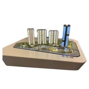 3D Rendering Commercial Office Building Design Building Scale Model - Image 3