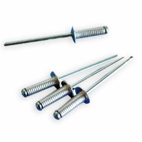 Blind Grooved Rivet Grade 316 Size 2.4 to 6.4 Technique Cold Forged Quantity Per Pack 1000 Brand Seven Star,Indian Material Stainless - Image 1