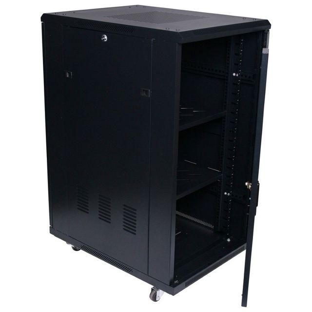 S.S.Powder Coaters 36U Network Server Rack, For Office Usage Office ...