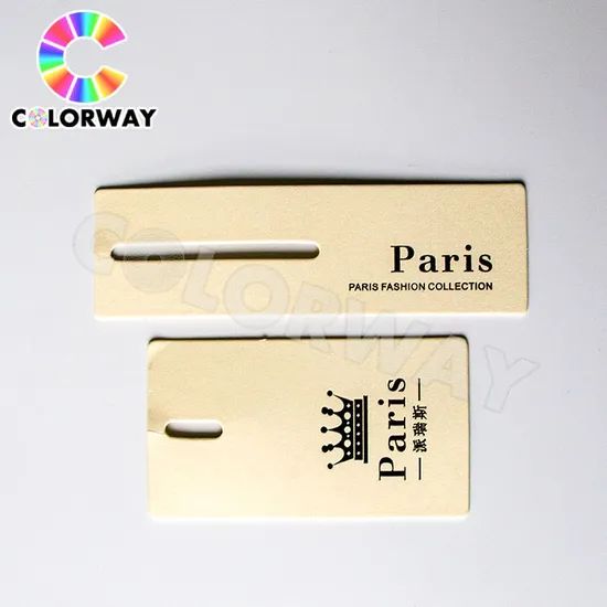 Recycled Paper Jeans Hang Tag Type Hang Shape Strip Size 4cm*9cm Material Paper Pattern Printed Model NO. DC-57 Origin - Image 6