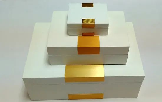 White Matt Jewelry/Storage Wooden Box - Image 1
