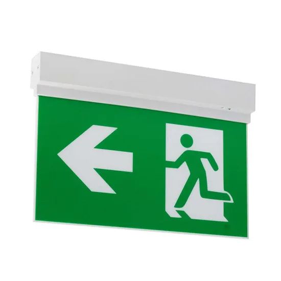 Fire Resistant Battery Backup Emergency Exit Sign Fire Exit Light - Image 6