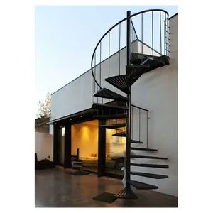 Staircase Delicate Good-Looking Library Decor Customized Spiral Stairs - Image 2