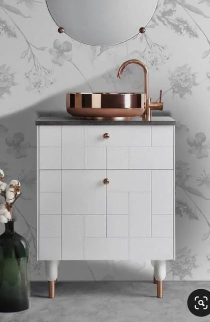 Designer Customised Bathroom Vanities Material Wooden Color MULTICOLOR I Deal In New Only Number Of Shelves 2 Shelves Payment mode online / - Image 4