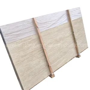 Polished Travertine Slabs Marble Beige Travertine Origin China HS Code 6802911000 Service OEM Support Waterabsortion - Image 5
