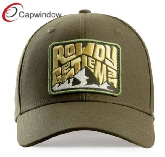 Custom Embroidered Baseball Caps with Unique Patch Designs - Image 2
