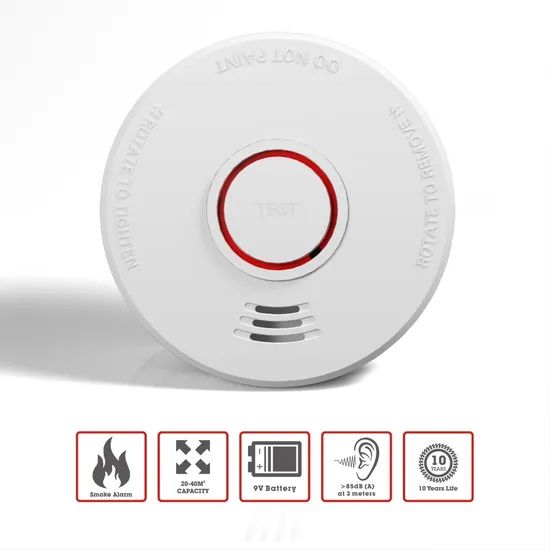 Best Quality Photoelectric Smoke Detector with 9V Repalceable Battery - Image 3