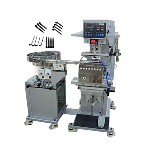 Lunch Boxes Automatic Pad Printer Trademark HX Origin China Tone Double Color Print Size 60*90mm Speed（pcs/hr） 4000 HS Code - Image 3