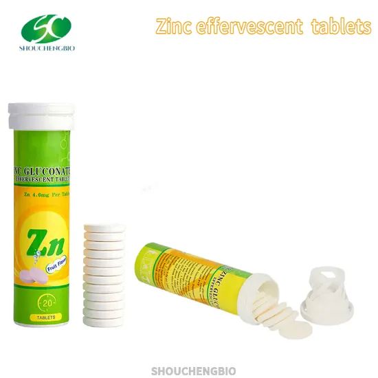 Factory Supply Children Adult Vitamin Zinc Effervescent Tablets Tube - Image 6