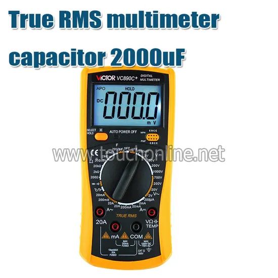 Digital Multimeter True RMS Capacitor 2000UF Backlight - Image 1
