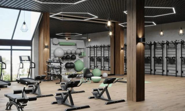 Gym Interior Designing Service Space Efficiency Maximizes Space Efficiency Through Well-planned Layouts Safety Features Includes Safe Flooring, Clear Pathways, And Proper - Image 1