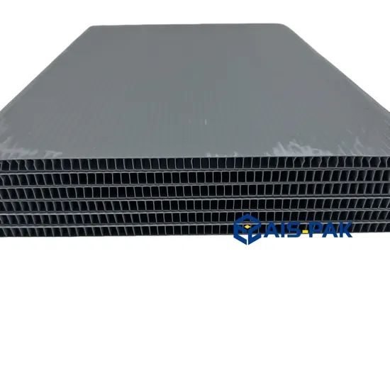 PP Corrugated Sheet Plastic Fireproof Board Fire Rating A1 Trademark AIS-PAK HS Code 3902309000 Density as Request Material PP - Image 1