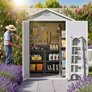 Easy-Install Backyard Water Proof Sheds for Garden Tools and Equipment - Image 3