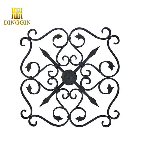 Wrought Iron Stair Railing Panels Parts Origin China Stair Tread Metal Trademark DINGGIN HS Code 8306299000 Baluster Cast - Image 5
