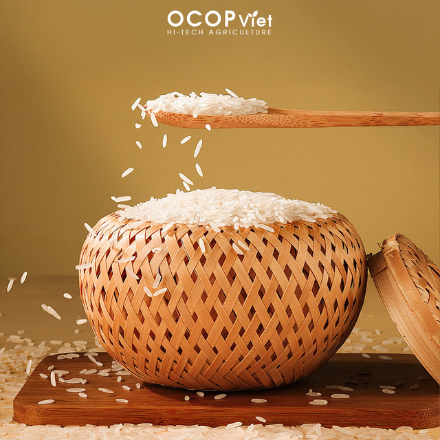 Nang Huong Rice Packaging Details PP Brand Name OCOP Viet Place of Origin - Image 4