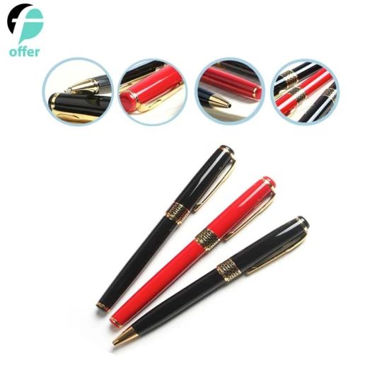 Business Metal Ballpoint Pen Origin China Trademark OEM Open Style Twist Color Mutlicolor Model NO. OFC108 Kind Oil Ball - Image 1