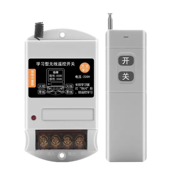 DC 220V Smart Wireless Power Remote Control Pump Switch Color White ...