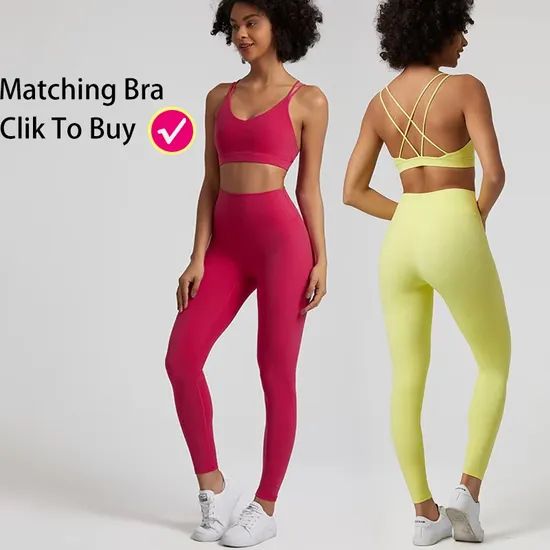 High Waist Tiktok Pants Yoga Leggings Women Workout Fitness Clothing Gym Wear Fitness Yoga Leggings - Image 6