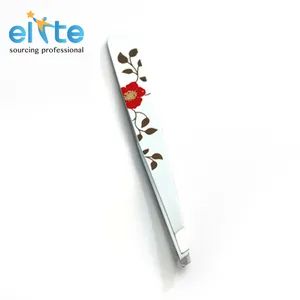 Eyebrow Tweezers with Colorful Printing - Image 1