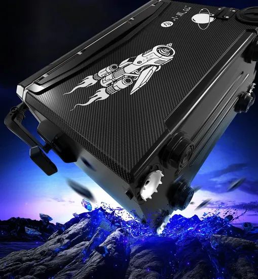Adjustable Compartment Fishing Tackle Box for Spinning Rods, Sea Bass - Image 1