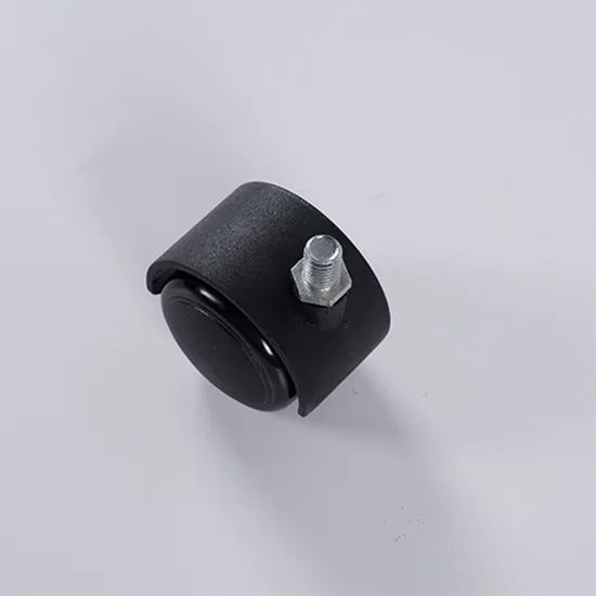 Rubber Caster Wheels with Thread Office Swivel Chair Replacement Spare Parts Castor - Image 2
