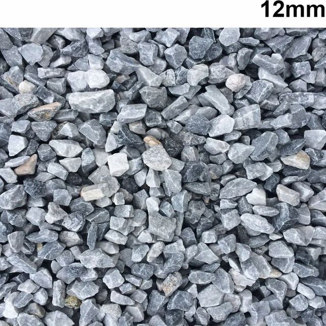 12mm Construction Aggregates Size 12mm Form Solid Color Gray Pack Type Loose Texture Crushed Usage/Application - Image 1