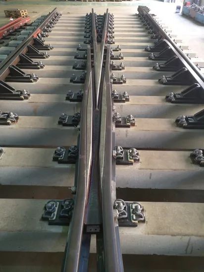 Alloy Steel Turnout Frog Assembled 1Y MOQ100 China 730230 Origin China Type Turnout HS Code 730230 Transport Package Assambling - Image 6
