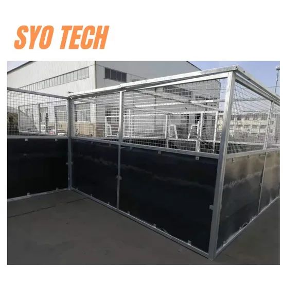 China Factory Horse Equipment HDPE Board Horse Stall with Roof - Image 5