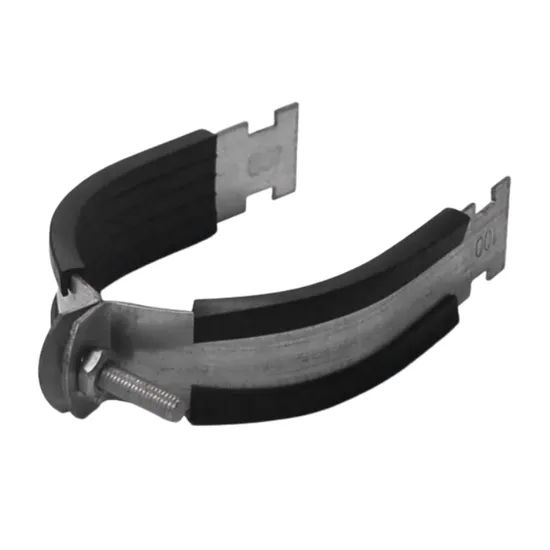 FM UL Approval Galvanized Two Piece Pipe Clamps Origin China Finish Polishing Color Zinc White Thread Unc Thread Trademark - Image 4
