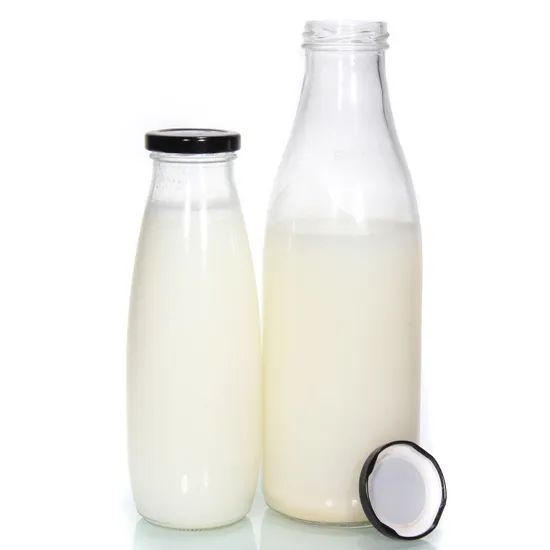 Round Milkshake Bottle for Yoghurt and Beverages with Custom Label - Image 3