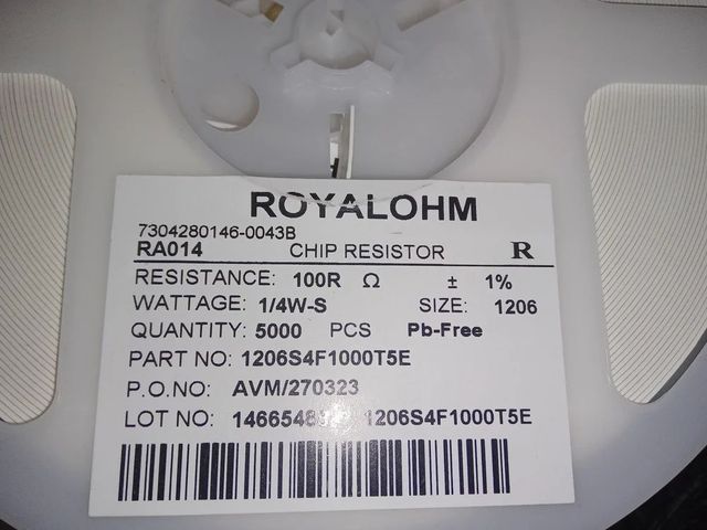 Smd Resistance Form Factor Compact Resistance Type Fixed Mounting Method Surface Mount Power Rating Varies By - Image 1