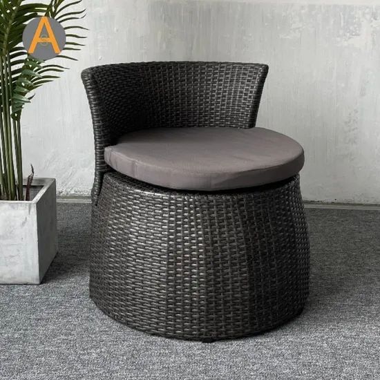 All Weather Resistant Colorful Cushions Balcony Dining Set for Visual Pop Terrace Outdoor Restaurant Rattan Wicker Furniture - Image 4