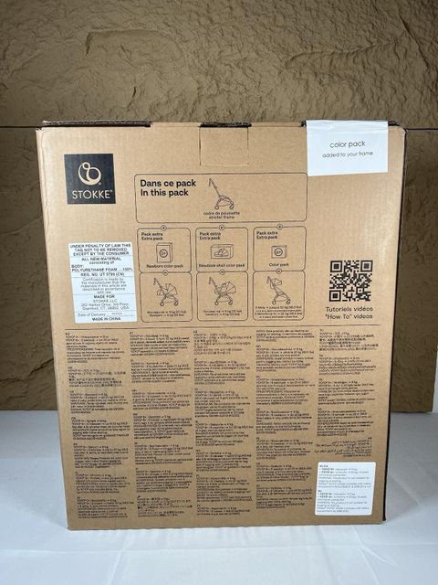 Stokke YOYO3 Stroller from 6 Months - Includes Black Frame/Taupe Seat Cushion + Canopy - Folds in & Out in a Flash - Light & Compact - Carry-On Compatible - Image 3