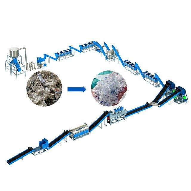 Automatic 500-6000kg/h Fibre Grade PET Bottle Washing Recycling Line in Plastic Plant - Image 2
