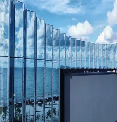 Custom Design Building Facade with Tempered Glass Curtain Wall - Image 4