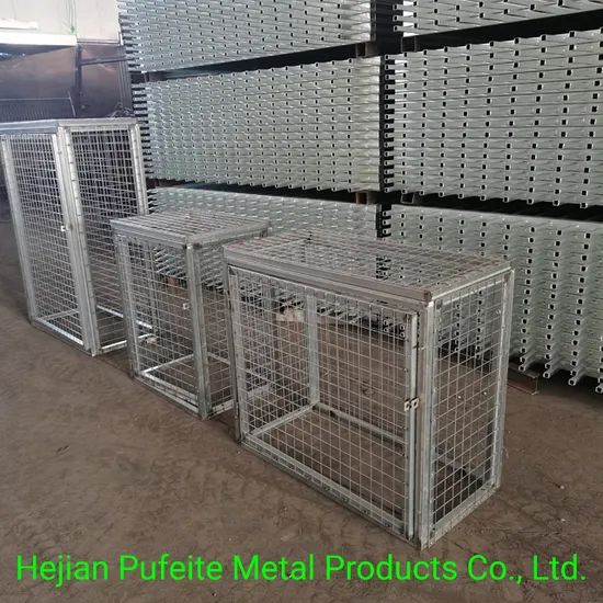 Best Price Customized Safety Steel Mesh Cage Gas Bottle Storage Unit Cages - Image 6