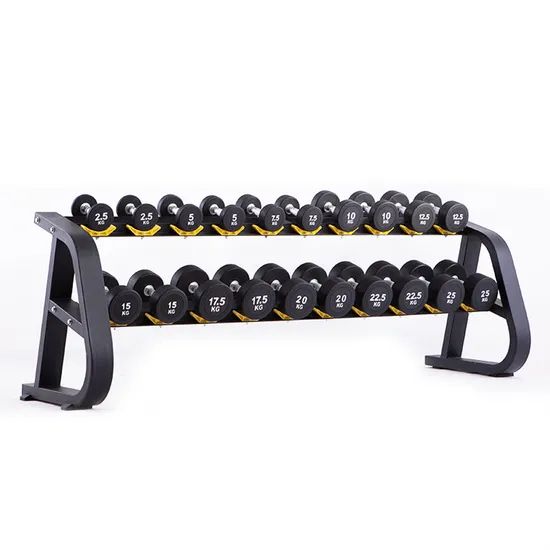 Commercial Home Gym Adjustable Equipment Weight Training Rubber Coated Dumbbell - Image 6