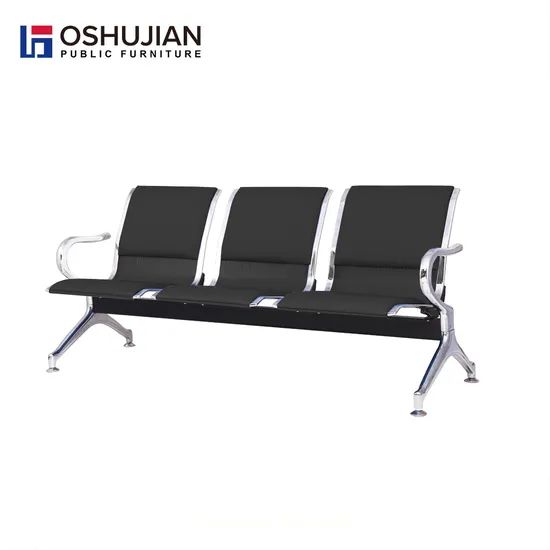Waiting Row Chairs Waiting Row Chairs Color Black Origin China Condition New Folded Unfolded Model NO. 820GA Trademark - Image 1