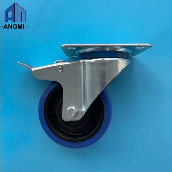 Static Trolley Rubber Lockable Caster Wheels Industrial Swivel Brake Casters Wheels - Image 5