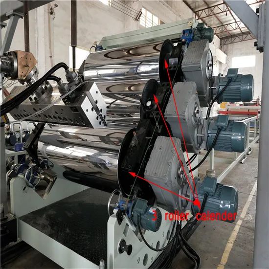 PP Sheet Machine for Stationery and Other Application Origin China Motor AC, 37kw Trademark WEIER Exhaust Exhaust Model NO. 110/33 - Image 4