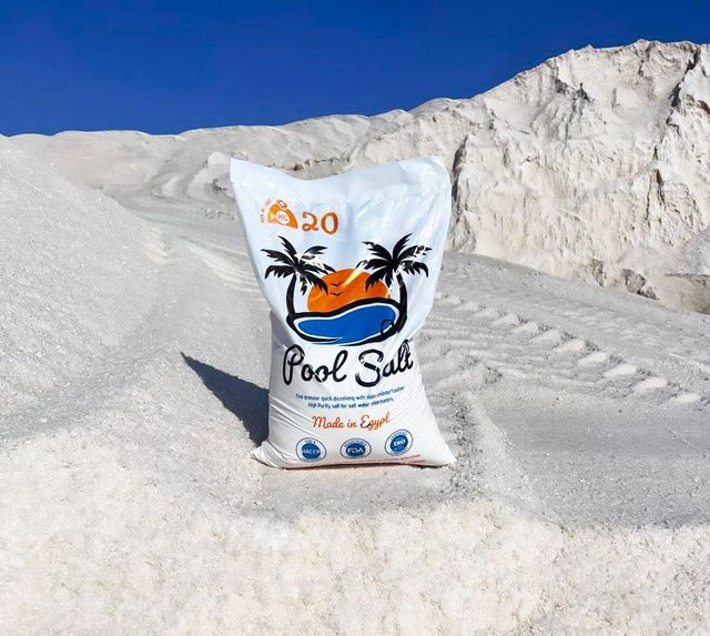 Pool Water Softener Salt High-quality Water Treatment Eco-Friendly ultrafine Egyptian Salt - Image 2